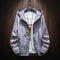 Chaqueta Casual Unisex de Color Liso - Ideal para Trabajo y Diario