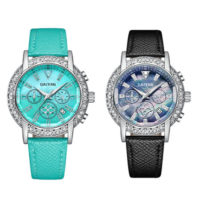 Reloj de Lujo Versátil para Mujer - Resistente al Agua con Diamantes - Image 10