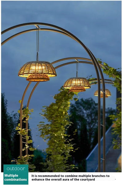 Lámpara Colgante de Jardín Estilo Vintage para Terrazas y Pérgolas - Image 11