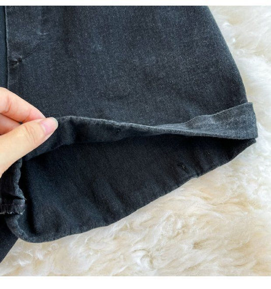 Mono Corto Denim Estilo Retro para Mujer - Diseño Vintage Verano - Image 2