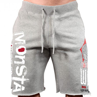 Shorts Deportivos Casual de Algodón con Estampado Grande para Hombre - Image 7