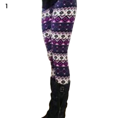 Leggings Navideños Estampados Cintura Alta - 18 Colores para Fiestas - Image 30