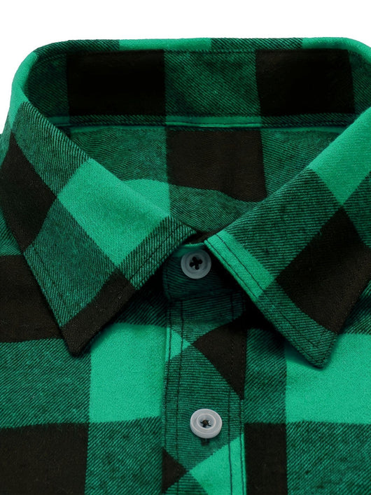 Camisa de Franela a Cuadros para Hombre - Uso Todo el Año - Image 30