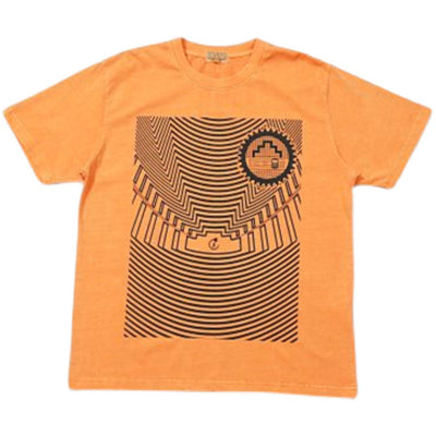 Playera Naranja con Rayas - Manga Corta - Image 5