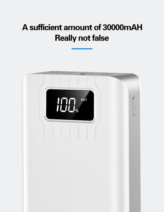 Batería Externa 30000 mAh - Carga Rápida para Múltiples Dispositivos - Image 12