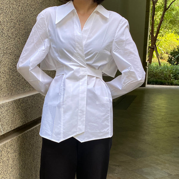 Cardigan Capa Falsa Tipo Camiseta Ajustada - Estilo Coreano Versátil