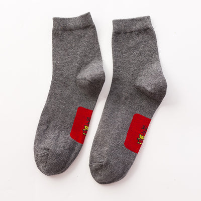 Calcetines Estampados de Algodón para Hombre Caña Media - Image 6