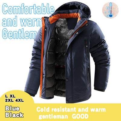 Abrigo Acolchado para Hombre - Chaqueta Térmica de Algodón Grueso