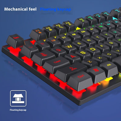 Teclado Iluminado con Cable para Computadora de Escritorio y Portátil - Image 3