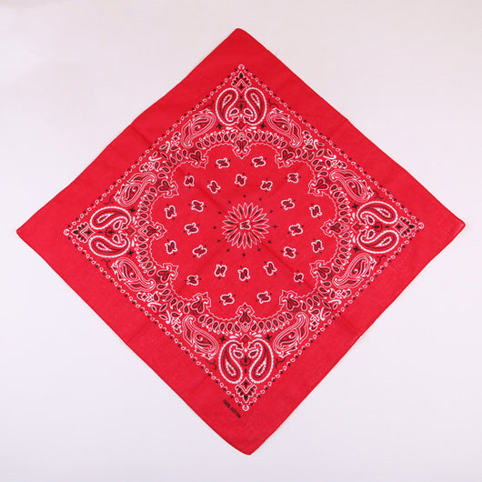 Pañuelo Cuadrado de Algodón con Estampado de Flor de Cajú 55cm - Image 28