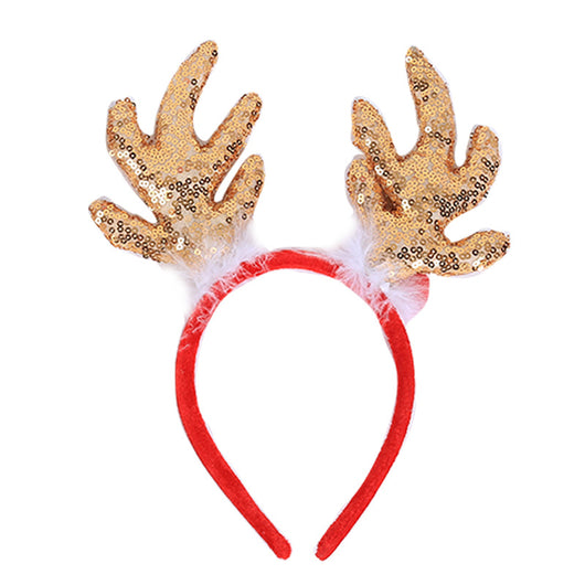 Adorno Navideño para Cabello con Astas Doradas y Lentejuelas - Image 14