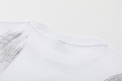 Camisa de Manga Corta con Estampado Artístico Splash-Ink para Hombre - Image 17