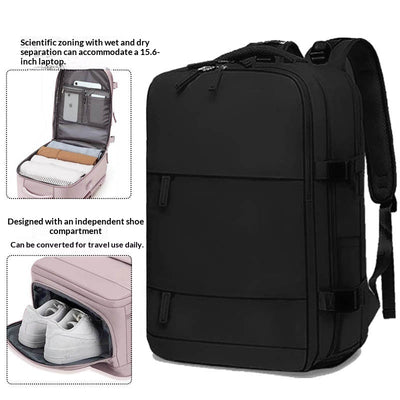 Mochila Laptop Impermeable para Viajes con Compartimento Seco-Húmedo - Image 4