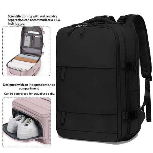 Mochila Laptop Impermeable para Viajes con Compartimento Seco-Húmedo - Image 4