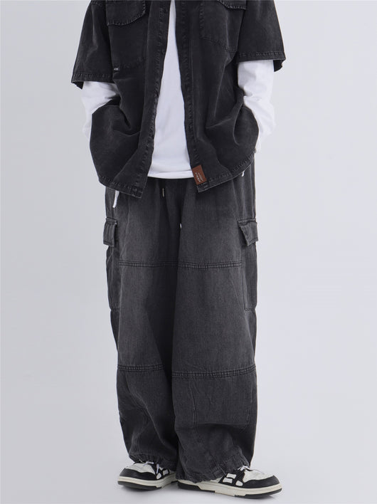Jeans de Trabajo Holgados Efecto Desgastado - Image 5