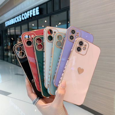 Funda Telefónica Love Side con Electroplating Brillante - Image 14