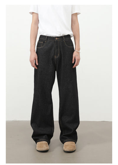 Jeans Retro Holgados con Cintura Elástica Estilo Coreano para Hombre - Image 20