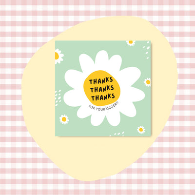 Pack 50 Tarjetas de Agradecimiento Cuadradas en Papel Couché – Diseño Profesional - Image 14