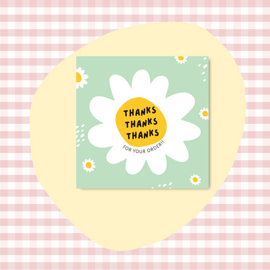 Pack 50 Tarjetas de Agradecimiento Cuadradas en Papel Couché – Diseño Profesional - Image 14