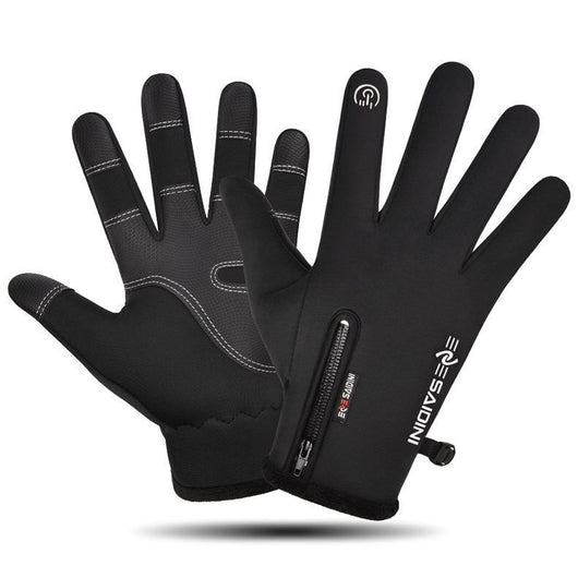 Guantes de Invierno para Hombre con Pantalla Táctil, Cierre de Cremallera e Impermeables - Image 5
