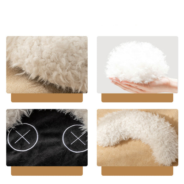 Cama Redonda Térmica para Gatos - Lana Cálida Invierno