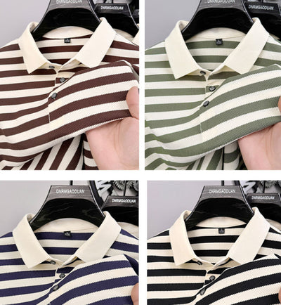 Saco Ejecutivo con Rayas Jacquard Transpirable y Absorbe Humedad - Image 9