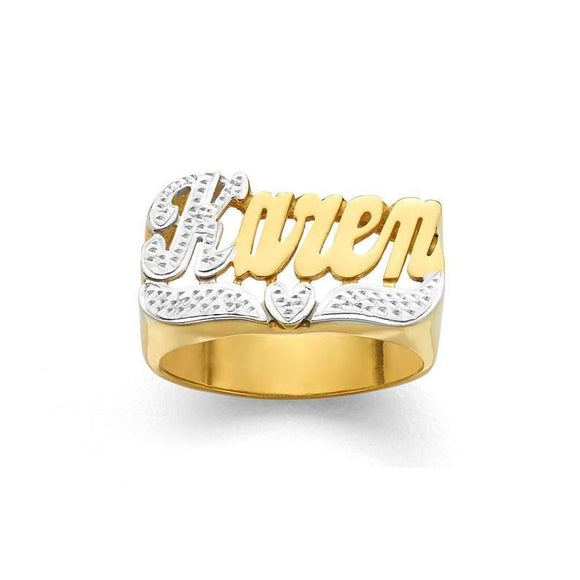 Anillo de Dos Tonos con Personalidad