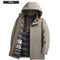 Abrigo Acolchado Grueso Forrado en Fleece para Invierno