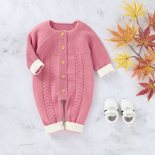 Enterizo Tejido de Punto para Niños - Diseño Clásico de Botón Único - Image 11