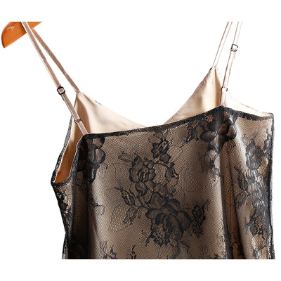 Top de Encaje Elegante con Tirantes Finos y Cuello Halter - Image 8