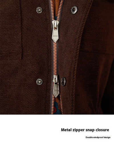 Chaqueta Safari Vintage con Cintura Elástica y Múltiples Bolsillos - Image 8