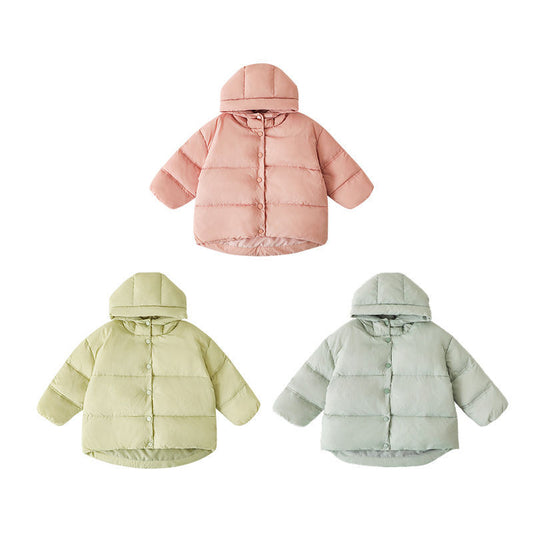 Chaqueta Acolchada con Capucha Estilo Occidental para Niñas - Image 2