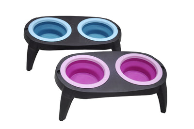 Comedero Doble para Perros Plegable con Tazones TPR - Image 10