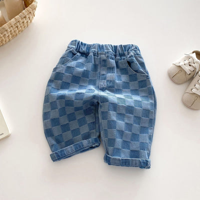 Pantalones Casuales a Cuadros para Niños - Estilo Versátil - Image 14