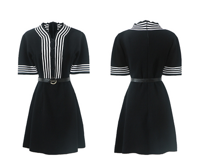 Vestido Negro Elegante Estilo Hepburn - Diseño Francés Slim para Mujer - Image 2