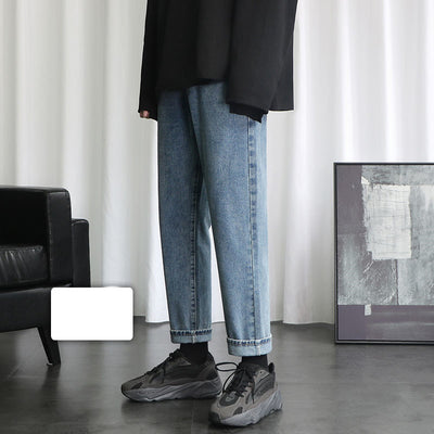 Jeans Rectos Holgados Retro para Hombre