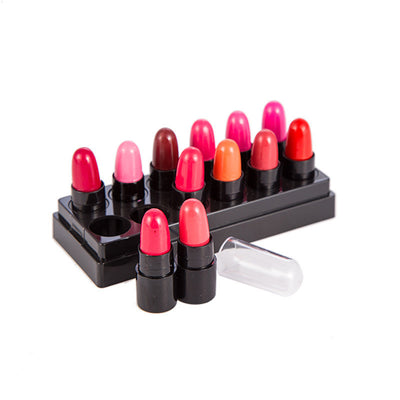 Paleta de 12 Labiales Compactos Multicolor - Image 9