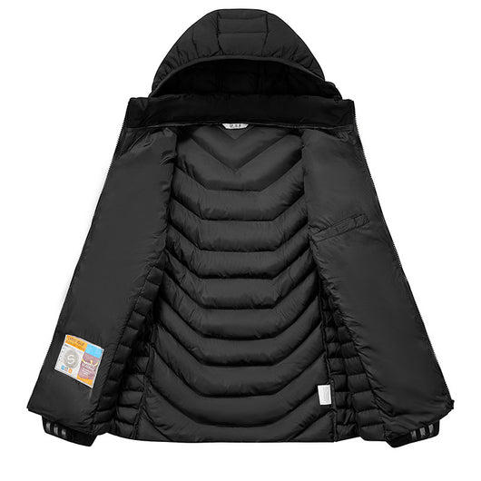 Chaqueta Acolchada con Capucha - Abrigo Casual Cálido para Invierno - Image 5