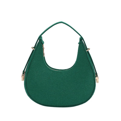 Bolso Retro de Fieltro con Detalle de Hendidura Axilar - Image 8