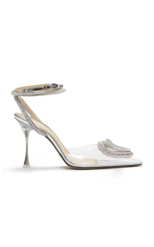 Sandalias Elegantes con Corazones de Cristal Brillante - Diseño Versátil - Image 26