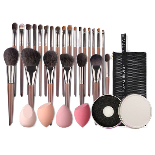 Set de Brochas de Maquillaje Natural Pelo de Cabra para Sombras - Image 4