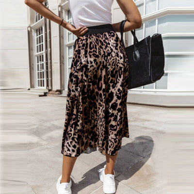 Minifalda A-Line Estampado Leopardo - Diseño Seductor para Mujer - Image 10