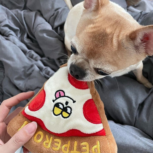 Juguete Sonoro para Perros con Forma de Pizza - Llamador Interactivo - Image 2