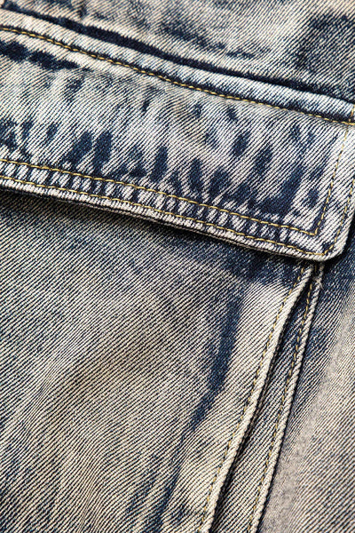 Jeans de Trabajo Estilo Urbano con Múltiples Bolsillos y Detalles Desgastados - Image 13