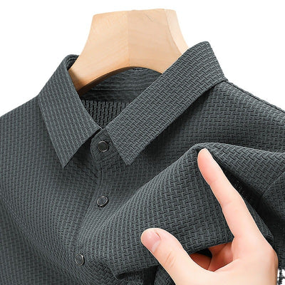 Blusa Ejecutiva Transpirable de Corte Delgado - Image 6