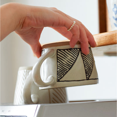 Taza Cerámica Retro Artesanal Estilo Instagramable - Image 5
