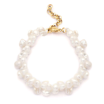 Cadena de Clavícula con Perlas Barrocas Dobles - Image 6