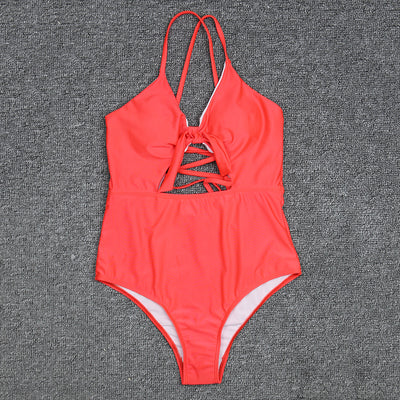 Traje de Baño Entero para Mujer con Tirantes Cruzados - Image 26