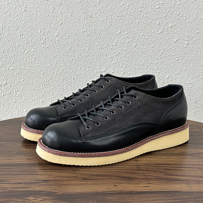 Zapatos Casuales Retro de Plataforma con Combinación de Colores - Image 25
