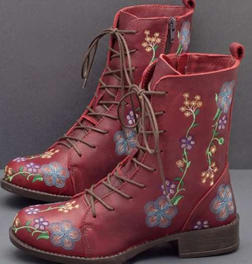 Botas Planas con Cordones para Otoño e Invierno - Image 4